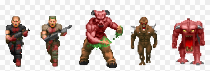 Les Zombies Tirent À Vue Sans Possibilité D'esquiver, - Doom Imp Clipart