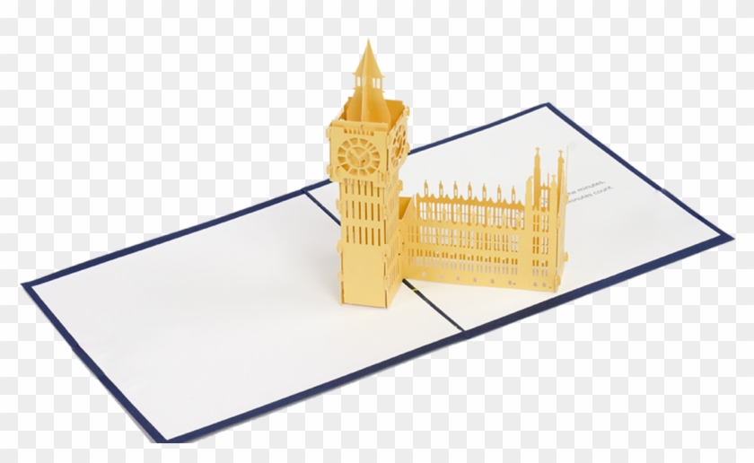 Big Ben Pop Up Card - City Clipart #1385552