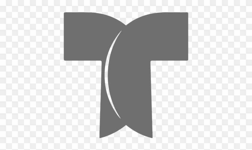 Telemundo Logo Grey - Ribbon Clipart