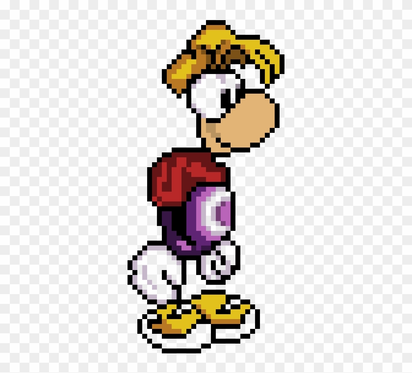 Rayman - Rayman Pixel Art Clipart