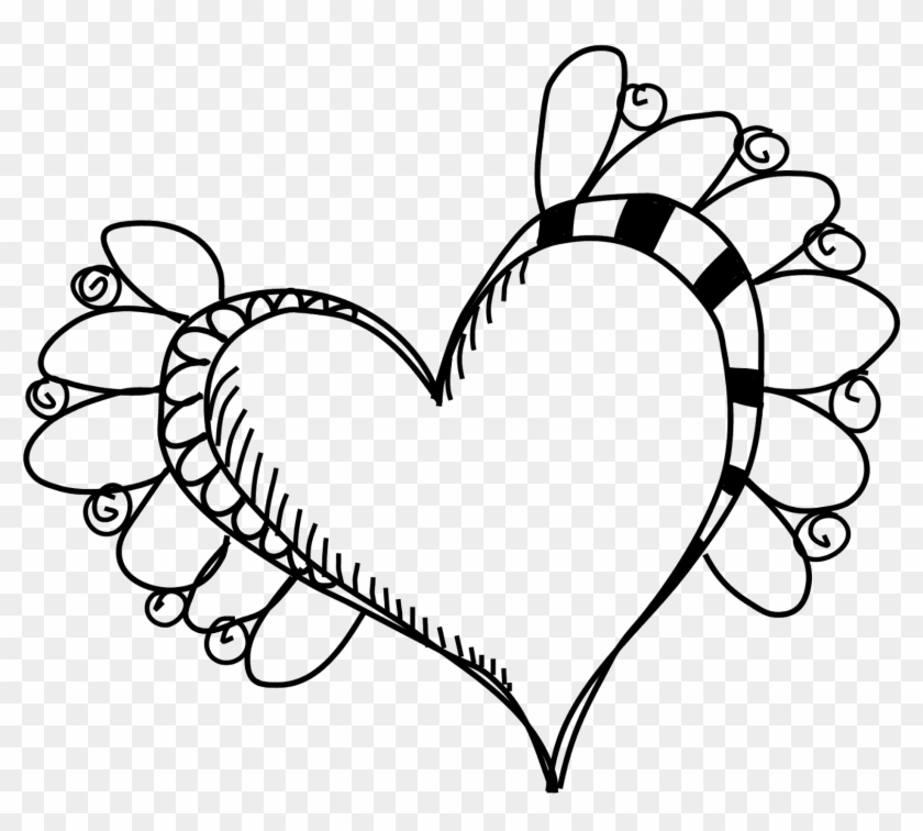 #f 18 Flutter Heart - Heart Clipart #1386330