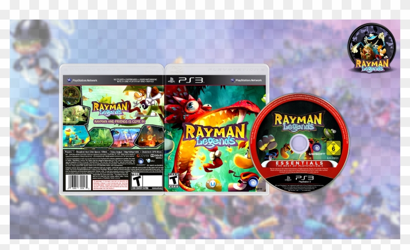 Rayman Legends Usa/europe Ps3 Download Clipart #1386495
