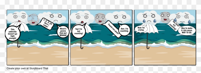 Now It's Raining - Cartoon Clipart