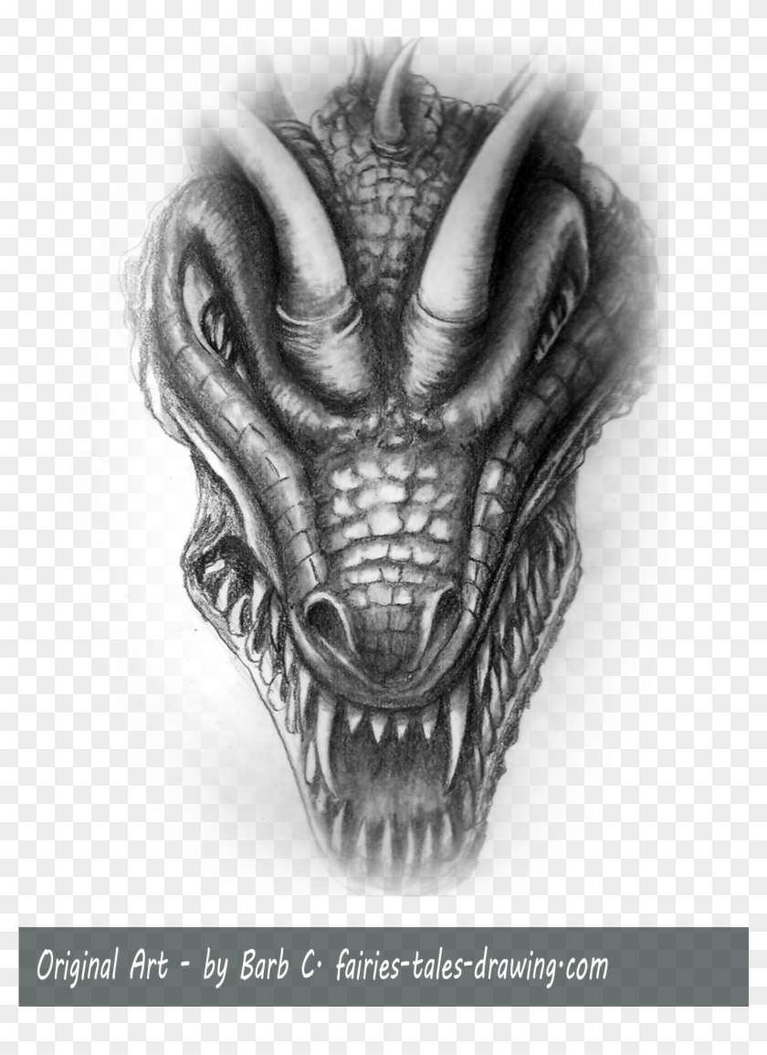 An Evil Dragon - Evil Dragon Drawing Cartoon Clipart