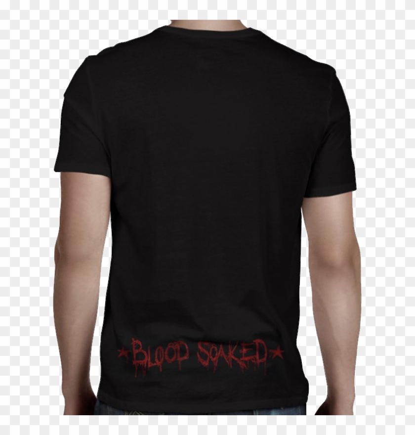 Ts Am Flag Bloodsoaked B No Dates - Active Shirt Clipart