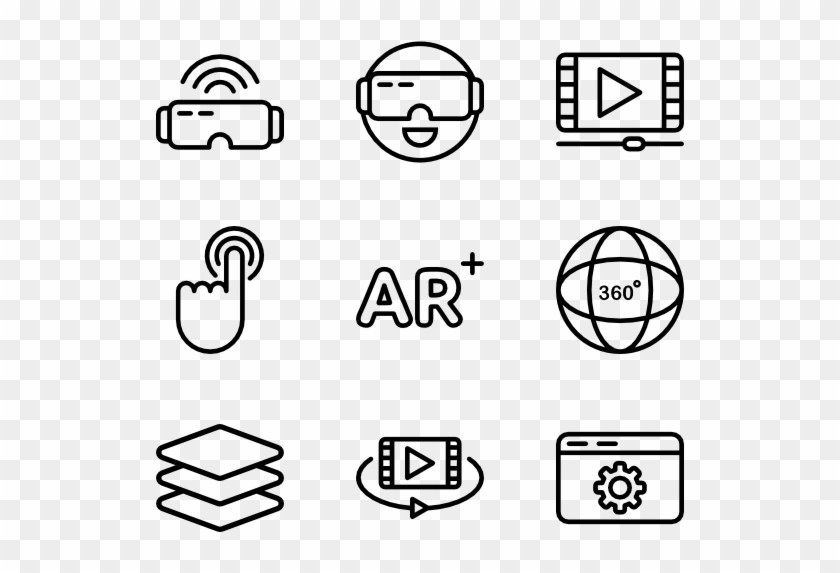 Virtual Reality - Couple Icon Transparent Background Clipart #1387231
