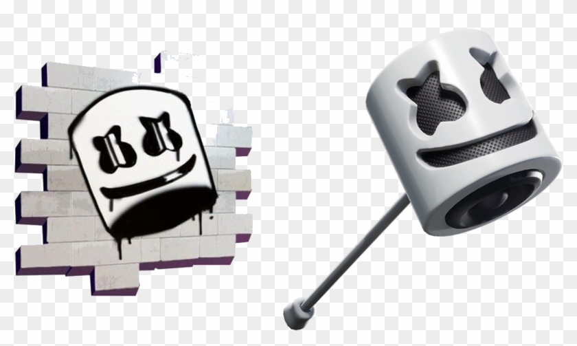 A Spray And Pickaxe Have Already Been Found In The - Marshmello Pickaxe Clipart