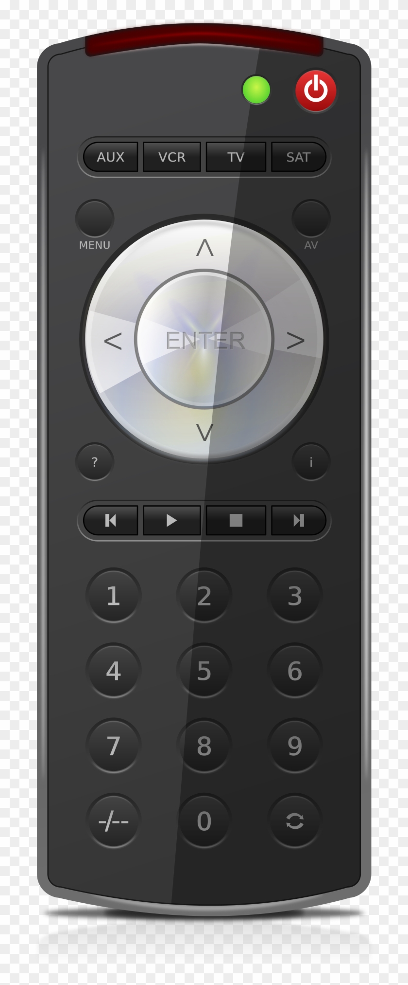 Download Free Png Download Universal Tv Remote Control Wall - Vector ...