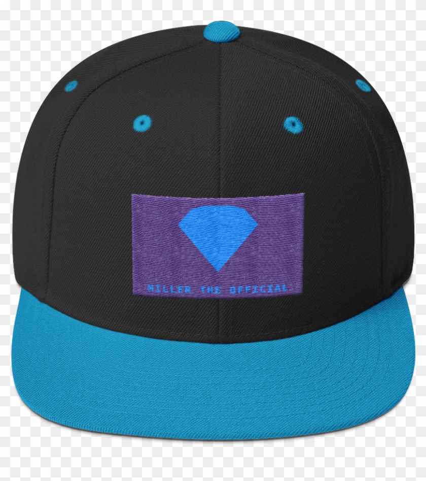 Blue Diamond Purple Banner Miller The Official Snapback - Baseball Cap Clipart #1387834
