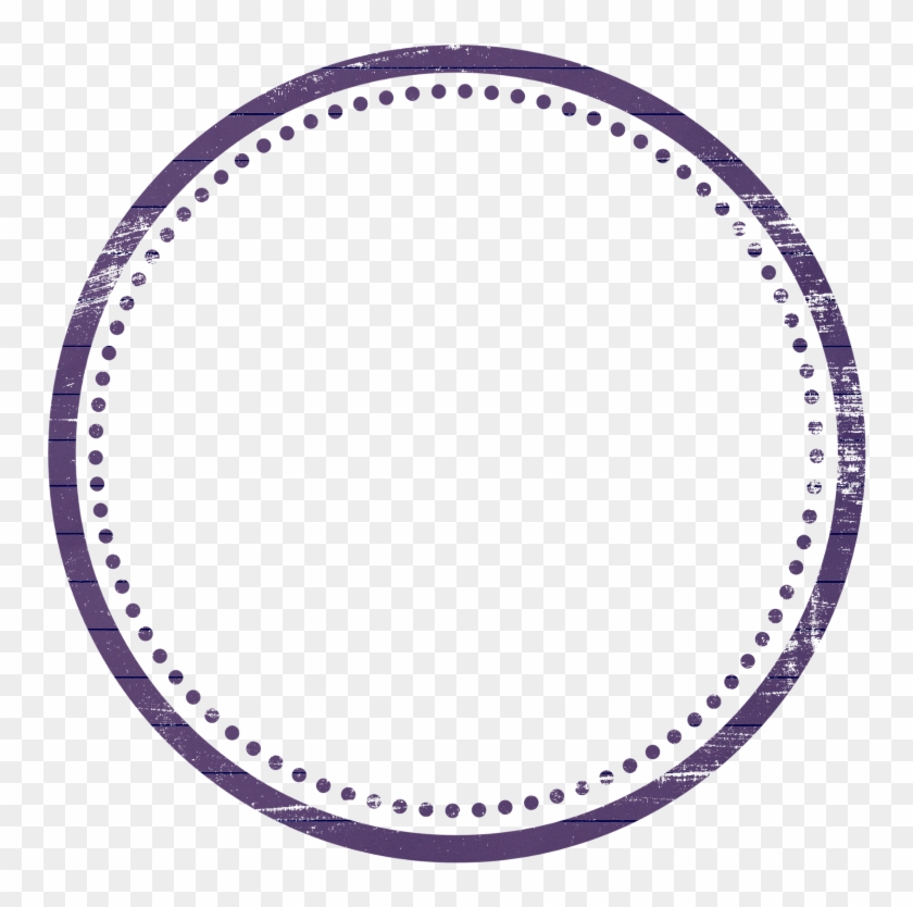 #purple #frame #circle #border #banner #circle - No Stamp No Background Clipart #1387906