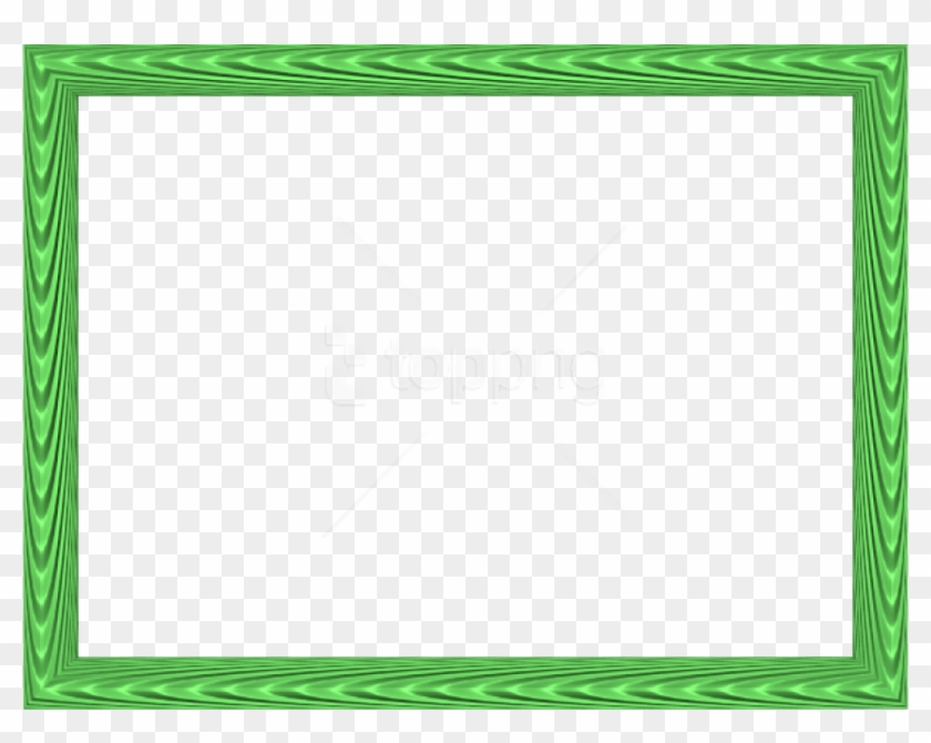 Free Png Green Border Frame Png - Picture Frame Clipart #1387994