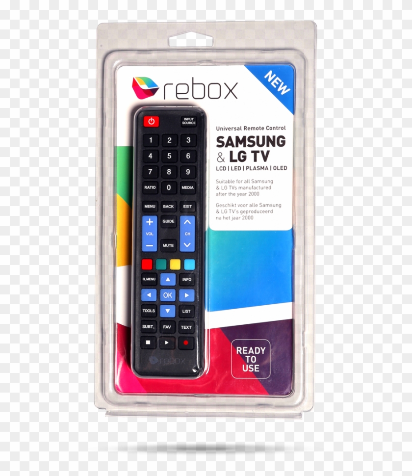 Samsung And Lg Tv Remote Control Unit Blister - Smartphone Clipart