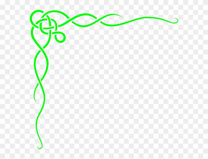 How To Set Use Green Scroll Ribbon Border Svg Vector Clipart