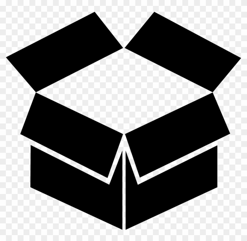 Black And White Download Empty Box Svg Png Icon Free - Empty Box Icon Png Clipart #1388381