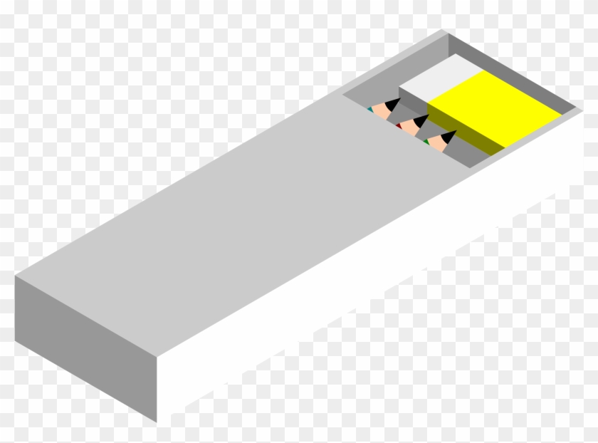 Banner White Case Big Image Png - Pencil Box Clipart Transparent #1388460