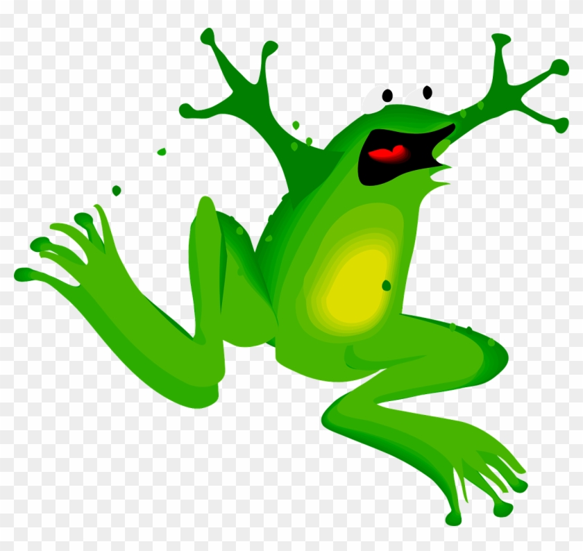 Frog Clipart Png - Shocked Frog Clip Art Transparent Png #1388601