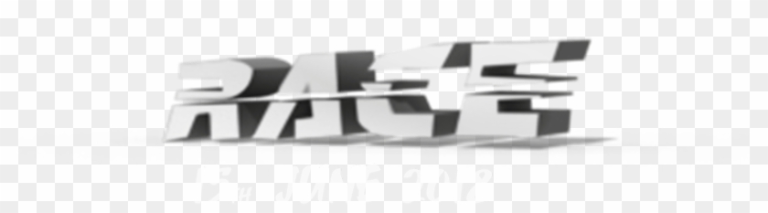 Race 3 Text Png - Monochrome Clipart