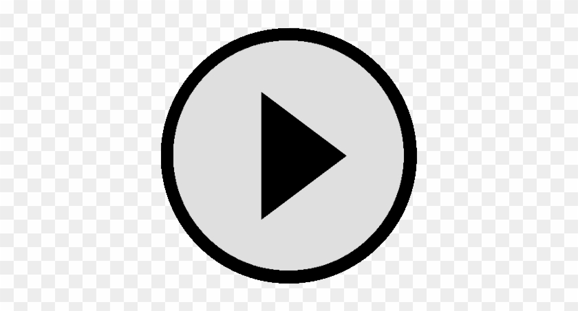 Video Play Button - Circle Clipart