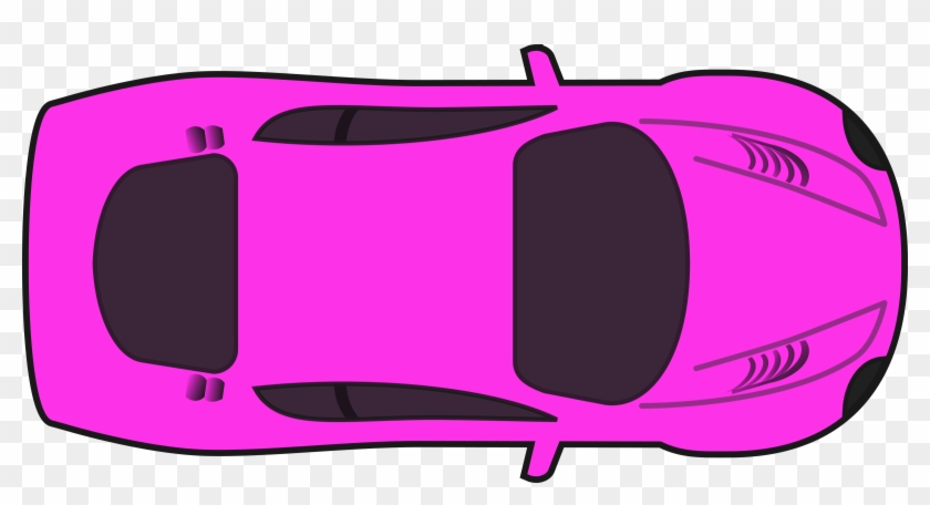Pink Racing Car Icons Png - Car Clipart Top View Transparent Png #1389002