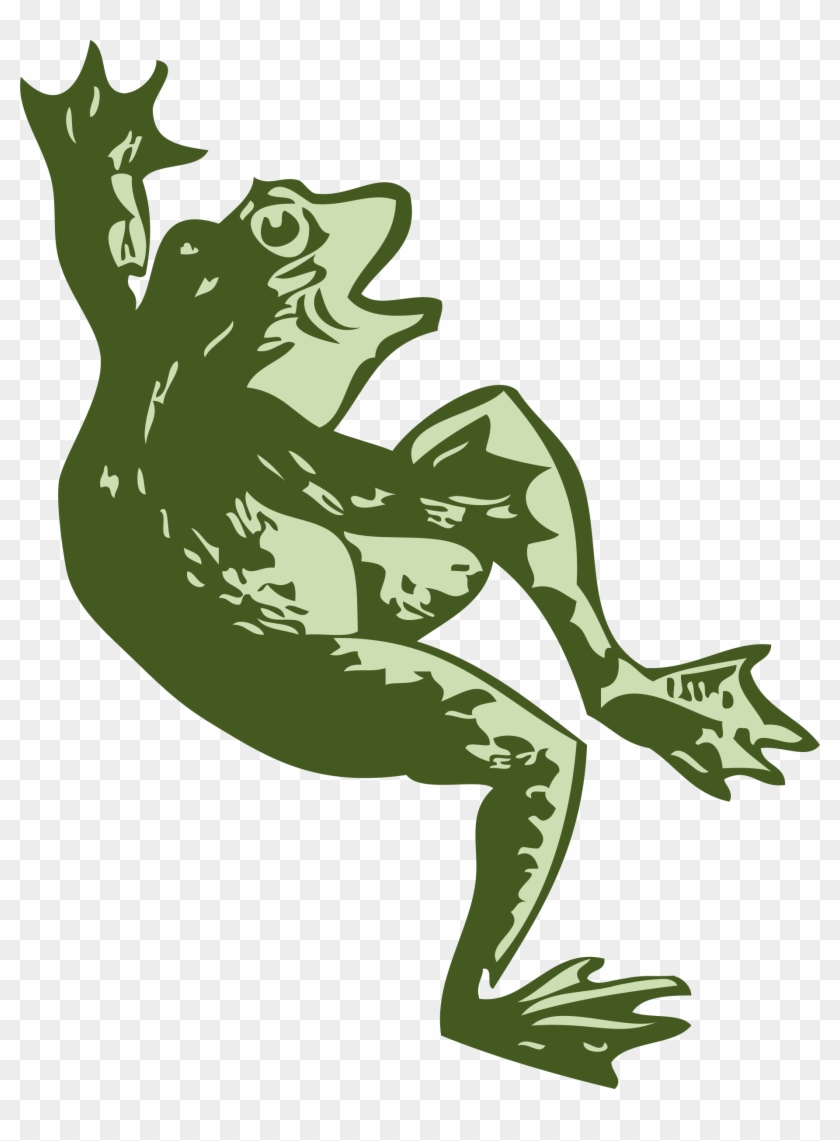Dancing Frog Svg Vector File, Vector Clip Art Svg File - Dead Frog Cartoon Png Transparent Png #1389131