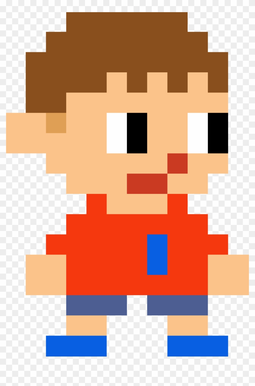 Mystery Mushroom Fantendo - Super Mario Maker Villager Sprite Clipart