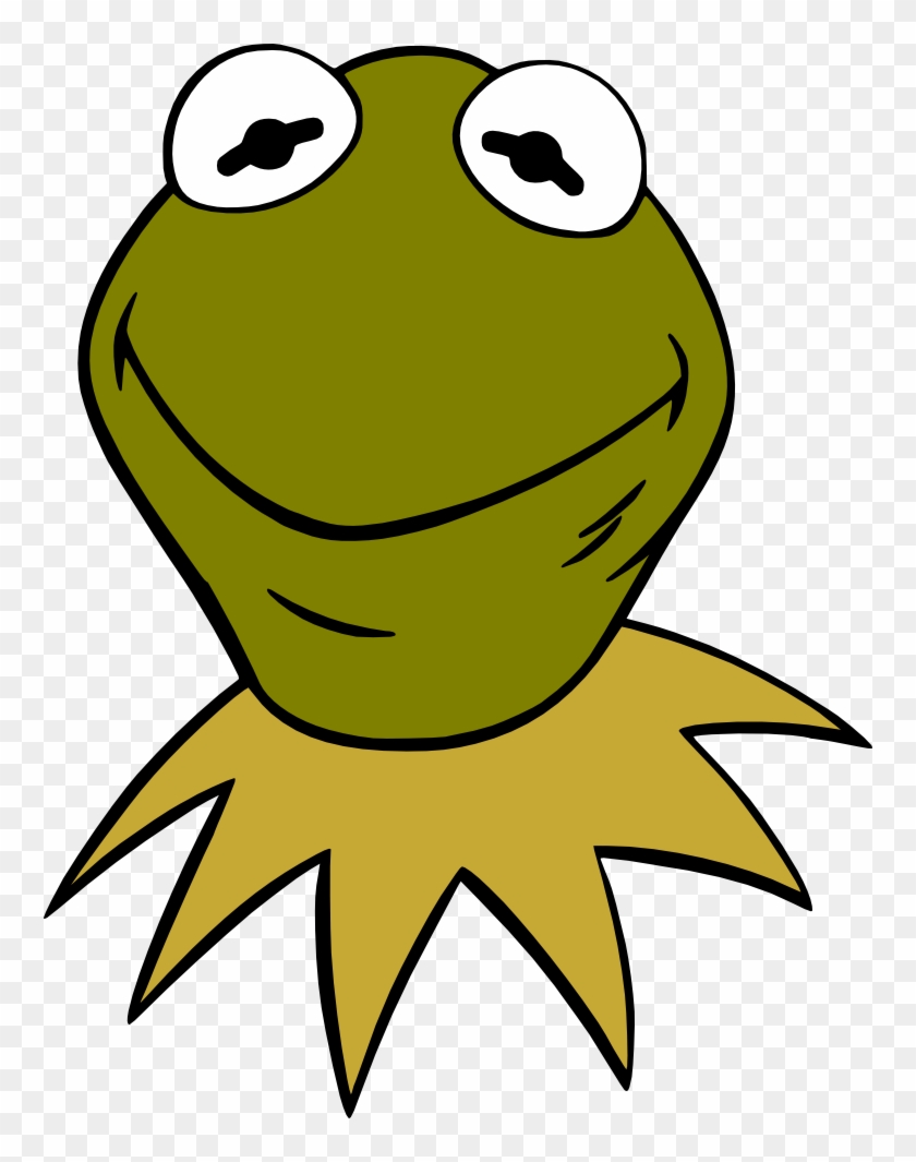 Kermit The Frog Clipart Clipa - Kermit The Frog Black And White - Png Download
