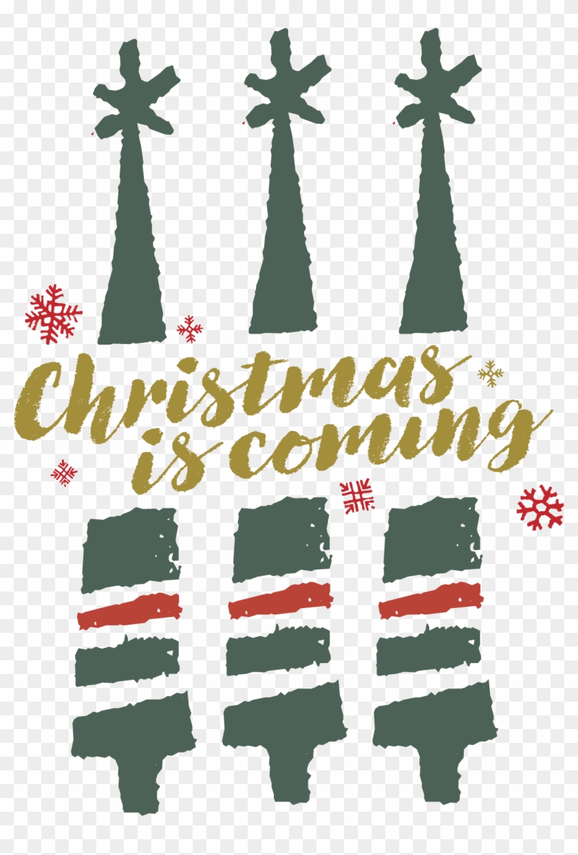 Courtyard Xmas Banner Graphic Gold Large - Christmas Tree Clipart