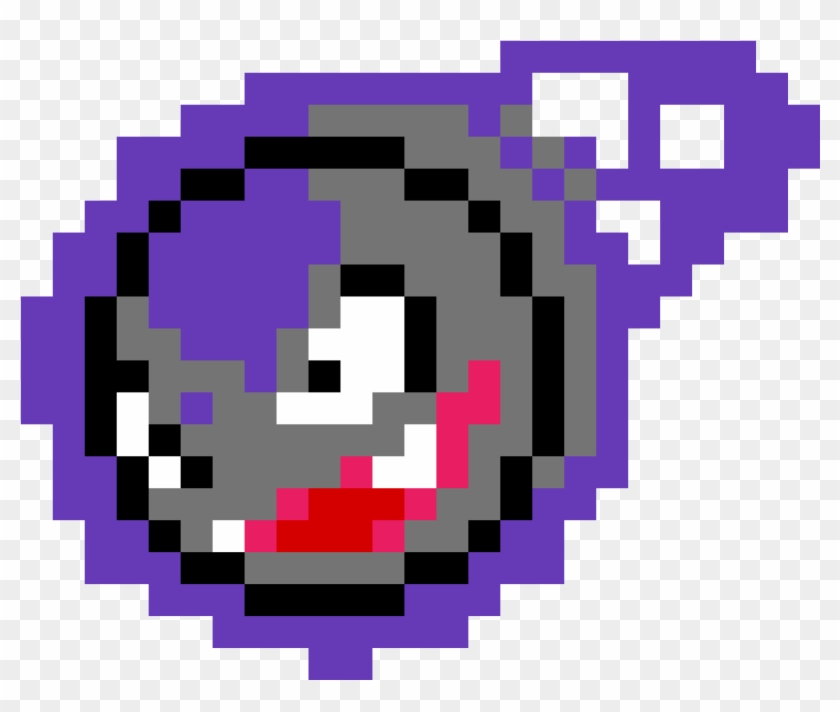 Gastly - Pixel Art Ghastly Clipart #1389863