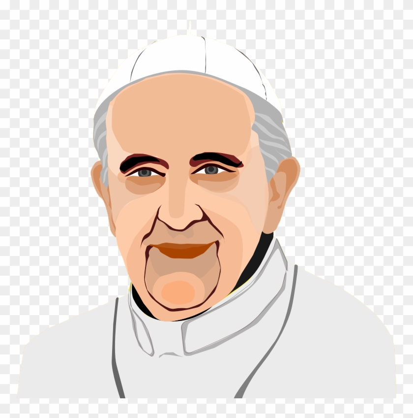 Free Pope Francis Clip Art - Pope Francis Clipart Png Transparent Png #1389923