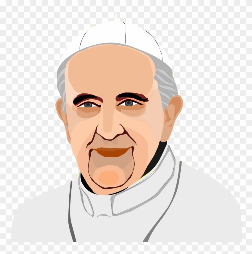 Free Pope Francis Clip Art - Pope Francis Clipart Png Transparent Png  (#1389923) - PikPng