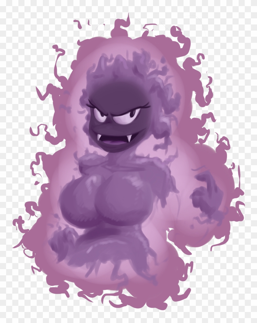 Gastly - Illustration Clipart