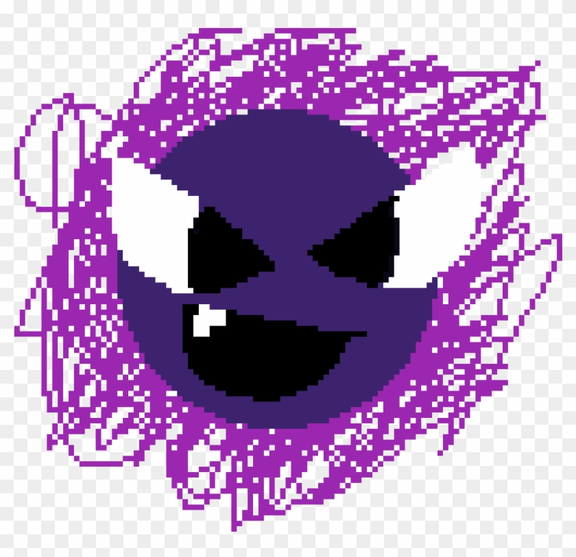 Gastly - Circle Clipart #1390052