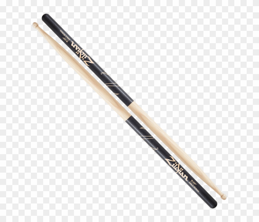 Zildjian Black Dip 7a Wood Tip Drumsticks 7awd - Bamboo Flute Clipart #1390403