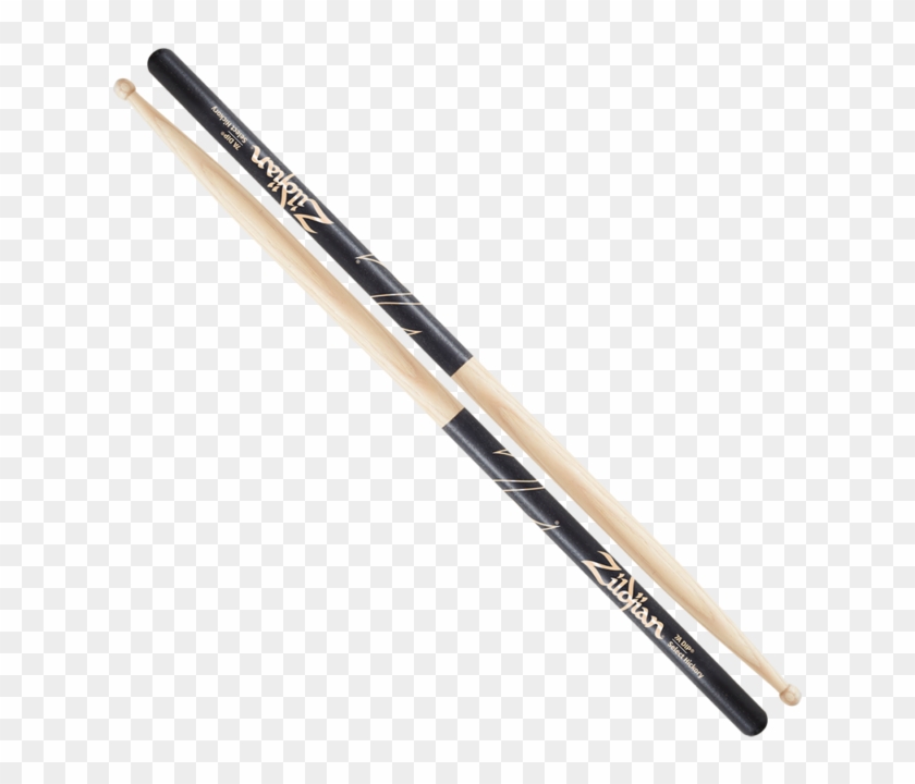 Zildjian Black Dip 7a Wood Tip Drumsticks 7awd - Bamboo Flute Clipart #1390403