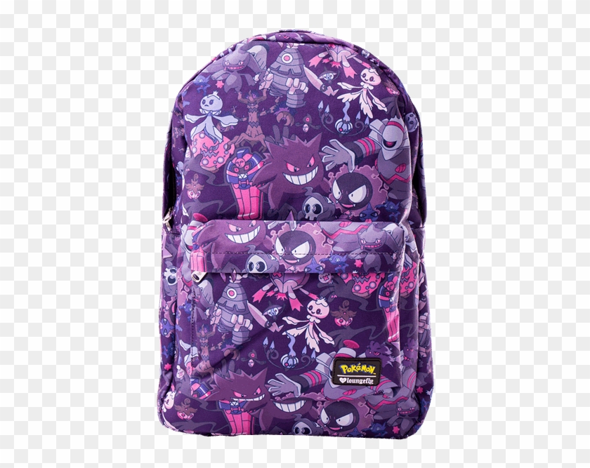 Ghost Types Purple Loungefly Backpack - Backpack Clipart #1390471