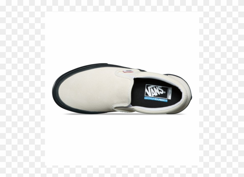 Vans Slip On Pro Classic White/black - Slip-on Shoe Clipart #1390583