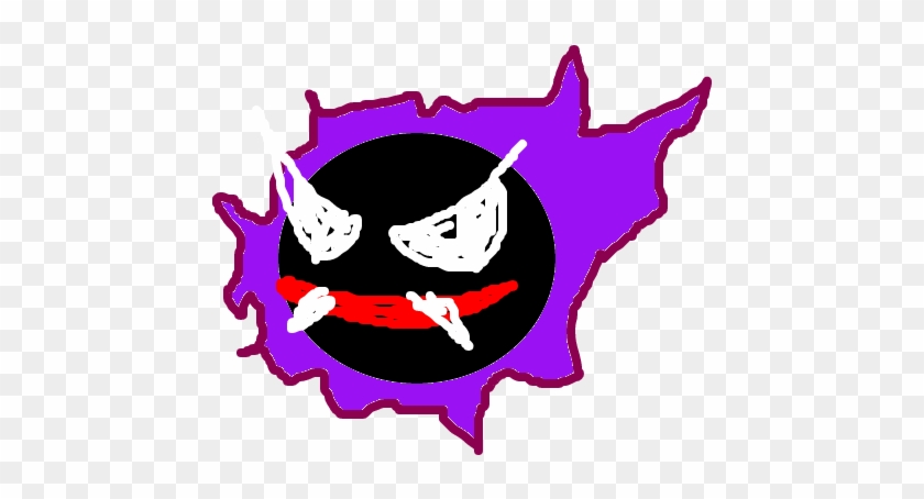 Gastly - Cartoon Clipart