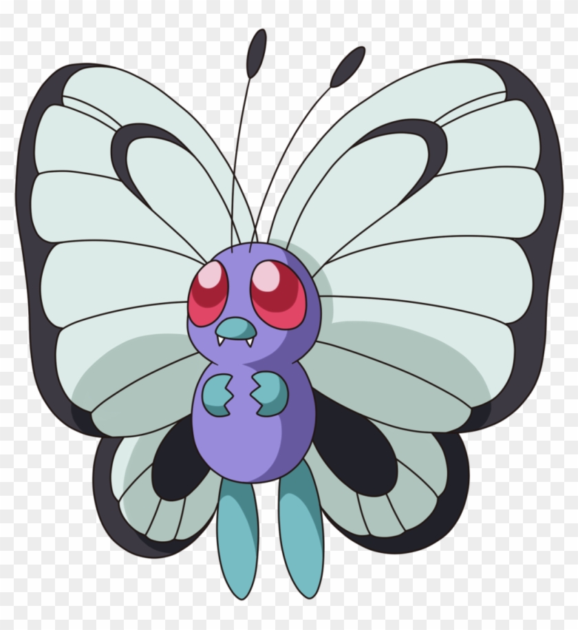 Pokemon Butterfree Female Clipart #1390641