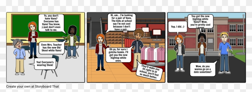 Pathos Vans - Cartoon Clipart #1390733