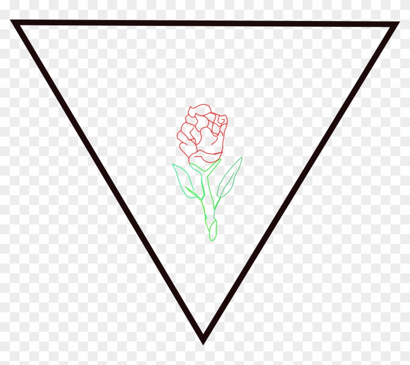 Medium Image - Rosa Dentro De Un Triangulo Clipart #1390795