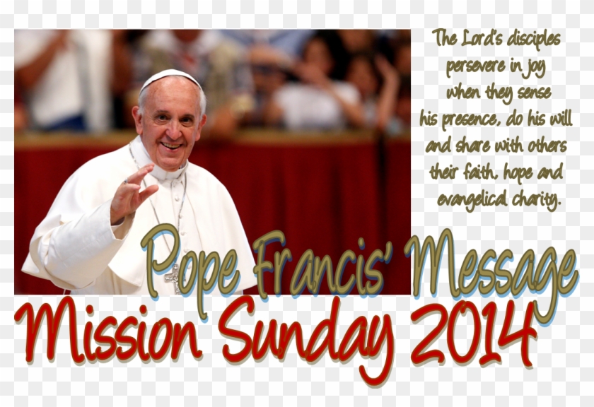 Pope Mission Sunday - Mission Sunday Clipart #1390912