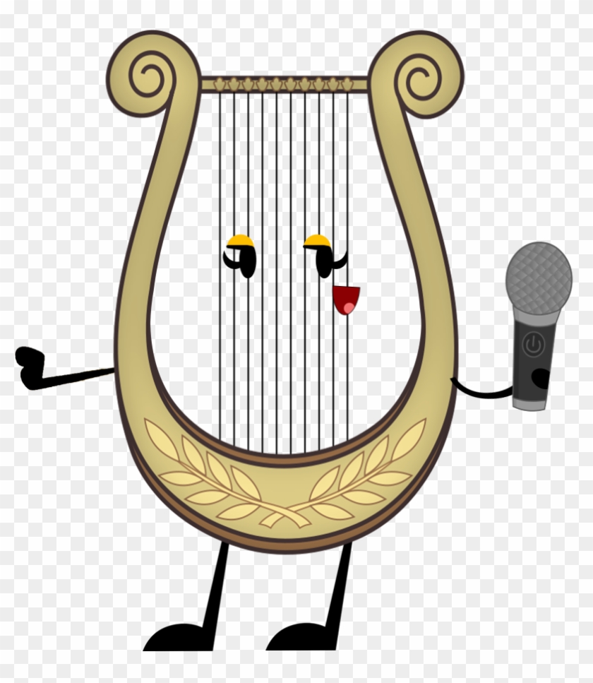 Image Melody Star Lyra - Lyre Clip Art - Png Download #1390933
