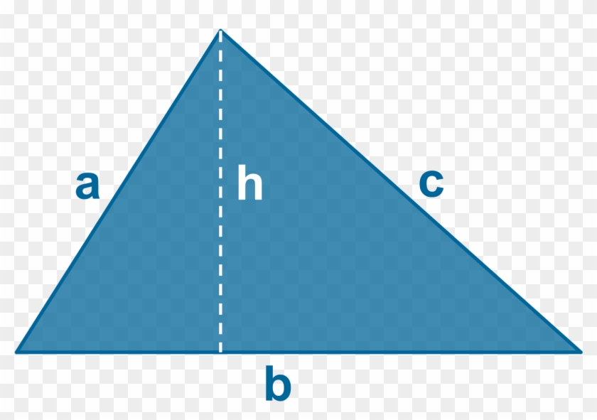 Área Y Perímetro De Un Triángulo - Triangle Clipart