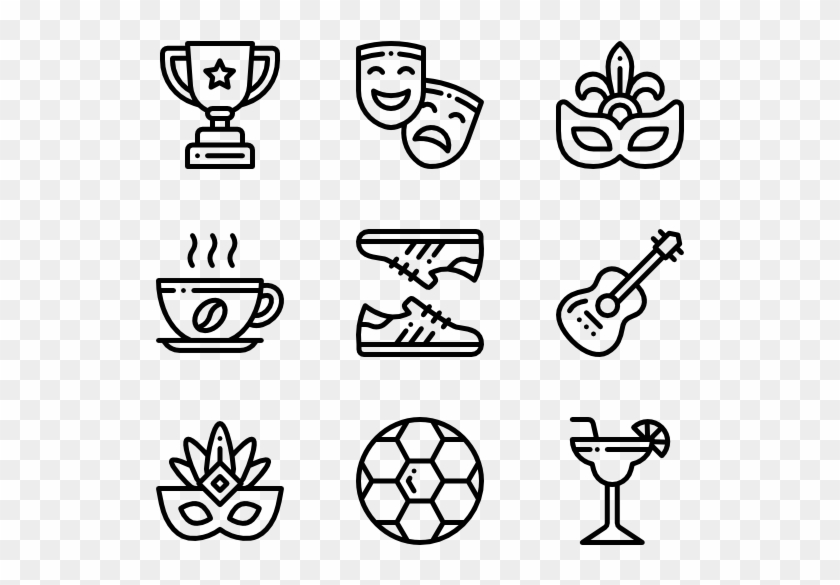 Brazilian Carnival - Wedding Icons Clipart