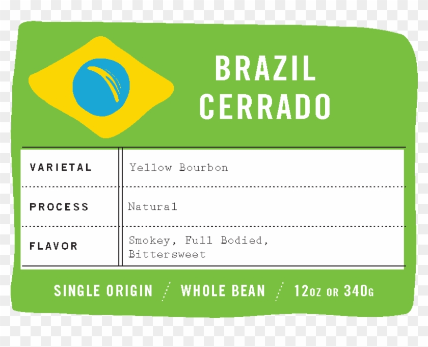 Rev Label Brazil-cerrado - Human Action Clipart