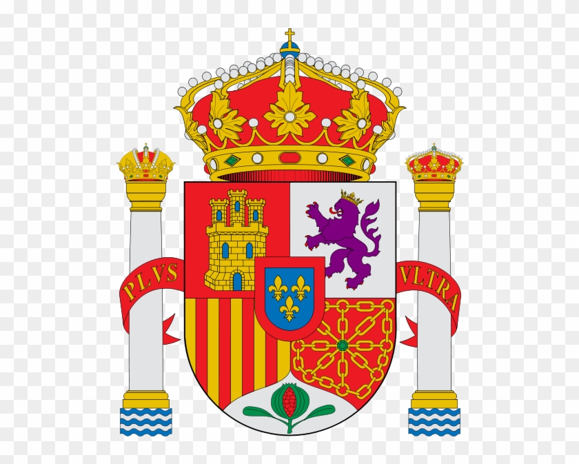 Escudo Constitucional Coat Of Arms, Flags, Spain, Buntings, - Flag Of Spain Logo Clipart #1391308