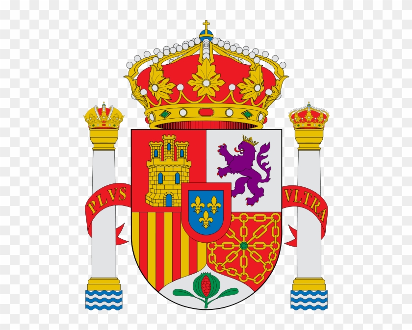 Escudo Constitucional Coat Of Arms, Flags, Spain, Buntings, - Flag Of Spain Logo Clipart