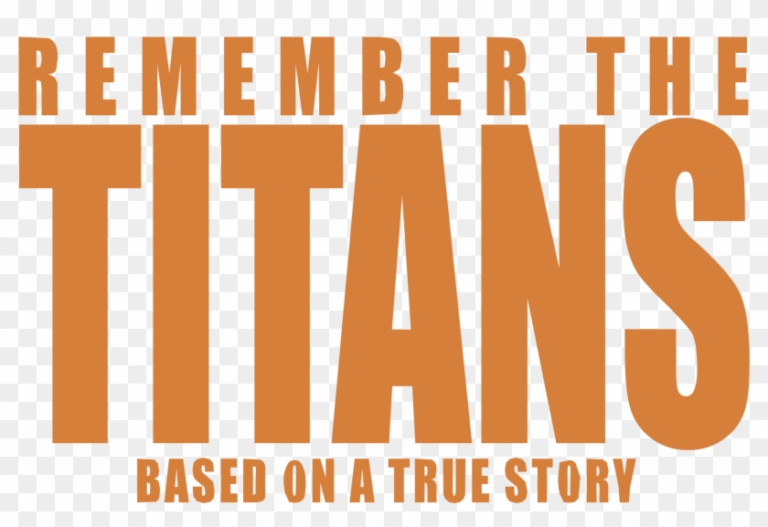 Remember The Titans Logo Png Transparent - Orange Clipart
