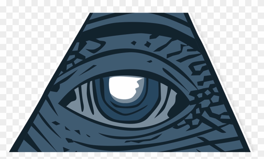 Triángulo Illuminati , Png Download - Illuminati Eye Transparent Background Clipart #1391630