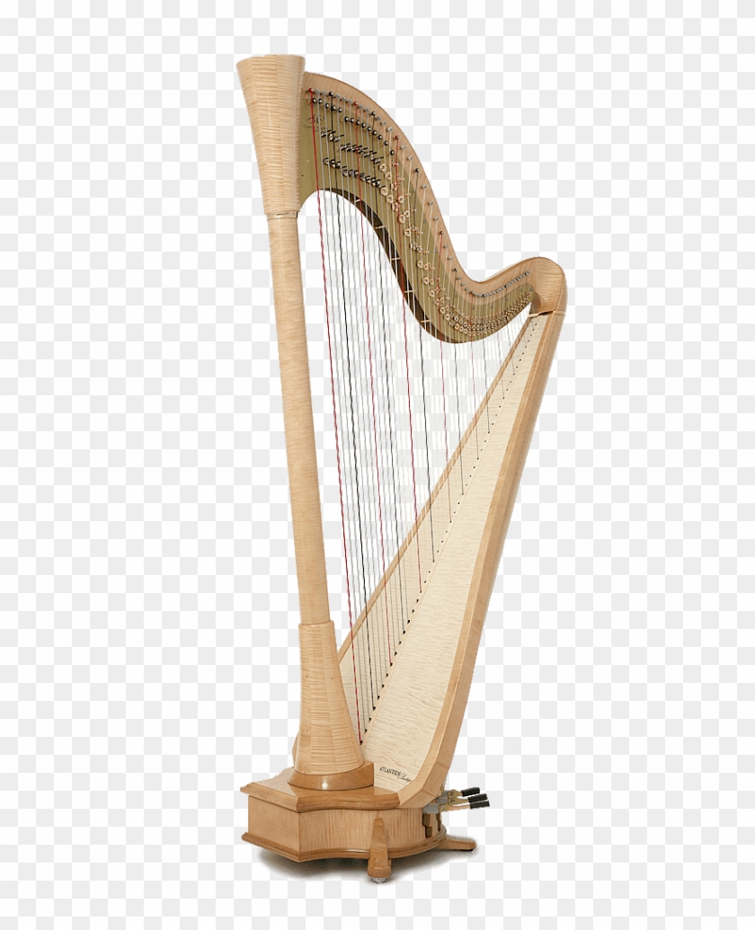Natural Maple Finish Atlantide Prestige - Musical Instruments Harp Clipart